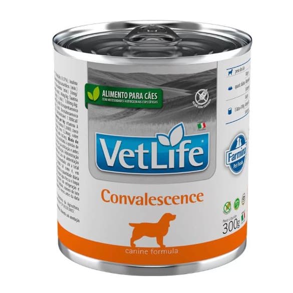 Lata Ração Úmida Vetlife Cachorro Convalescença 300g