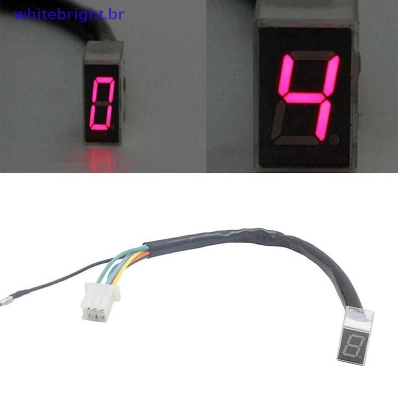 WT LED Indicador De Engrenagem Digital Universal Sensor De Alavanca De Mudança De Exibição De Motocicleta [BR]
