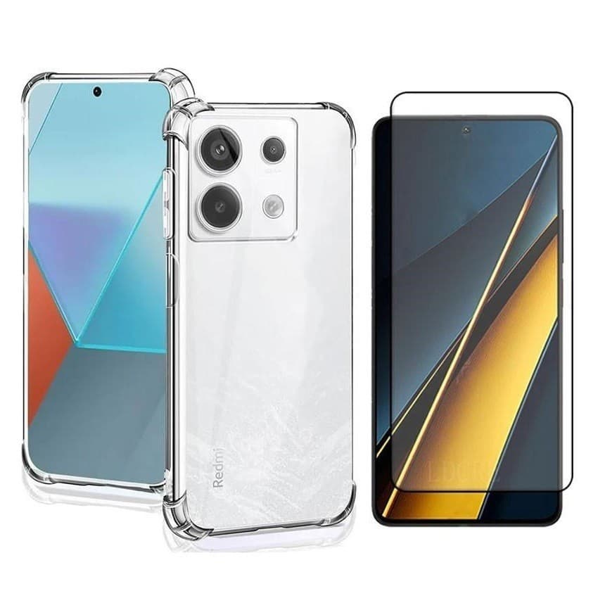  Película e Capa Capinha Para Xiaomi Poco X6