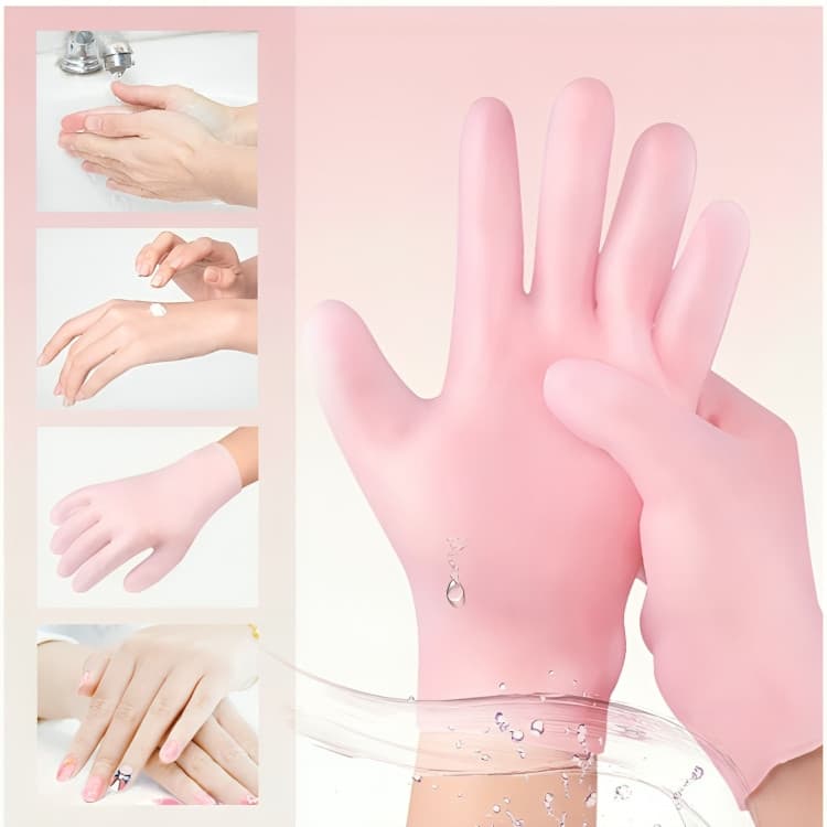 Luva de Silicone Hidratação Esfoliante Mãos Ressecadas Reutilizável Luva de Hidratação Luva De Silicone Hidratante