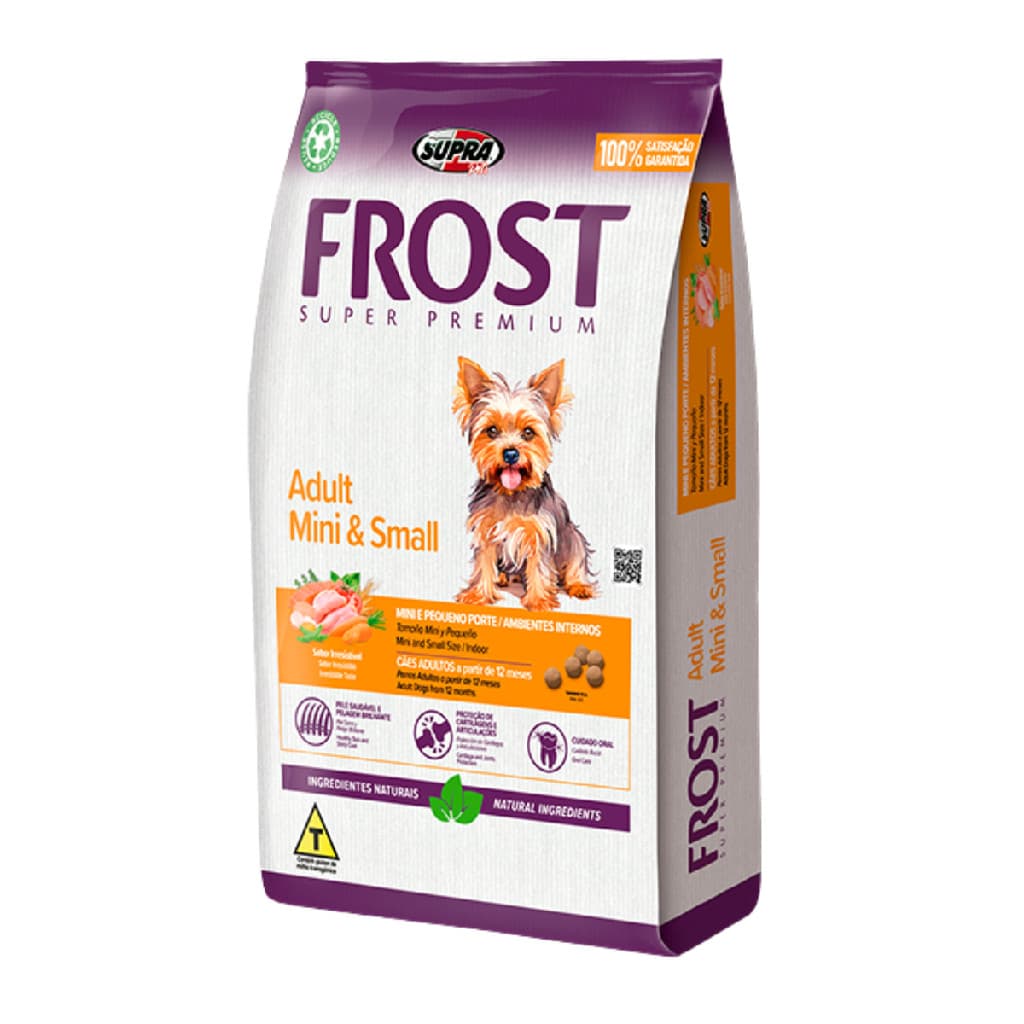 RAÇÃO PARA CACHORRO FROST ADULTO MINI & SMALL RAÇAS PEQUENAS 15KG