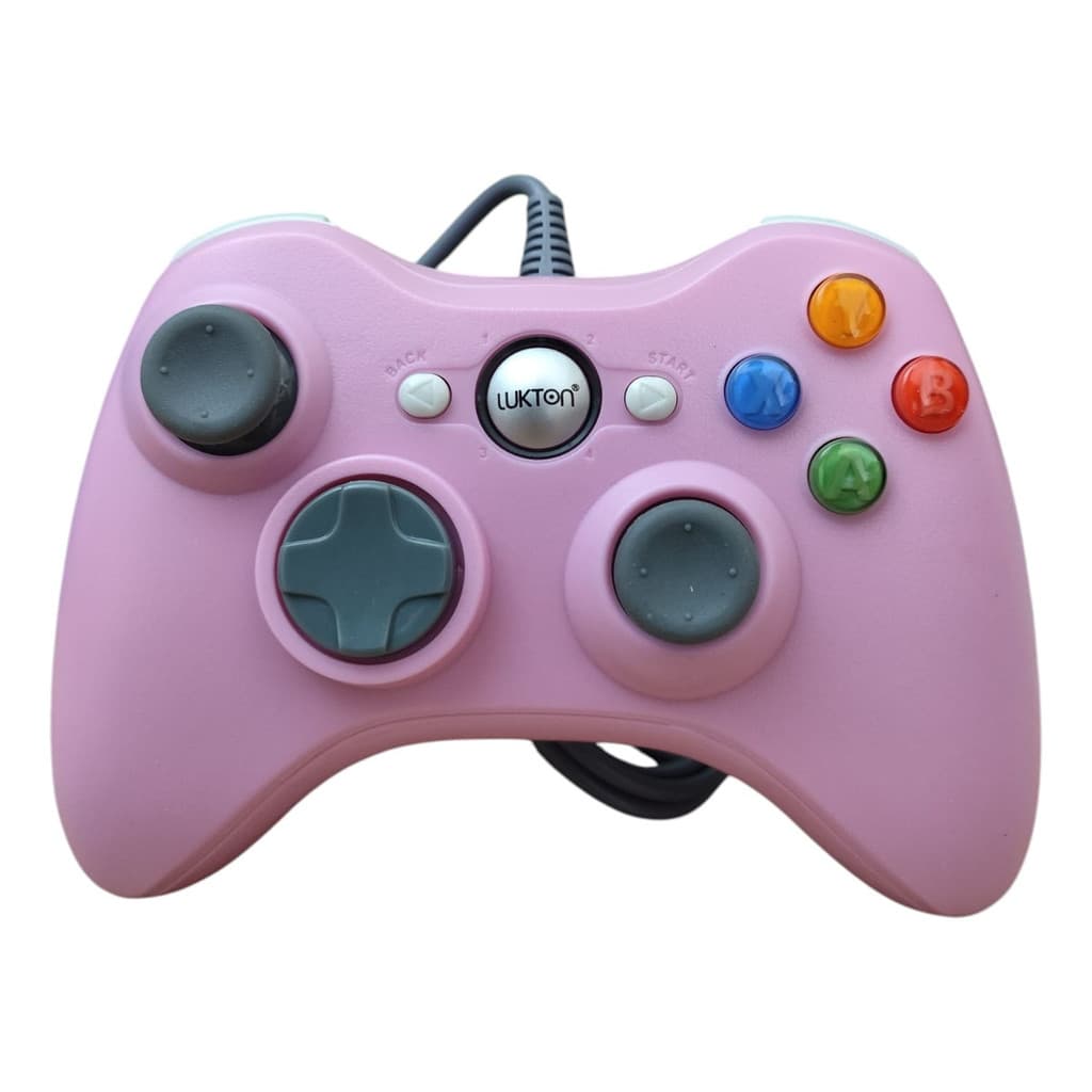 Controle Para Video Game Xbox 360 Pc Com Fio Joystick 360x
