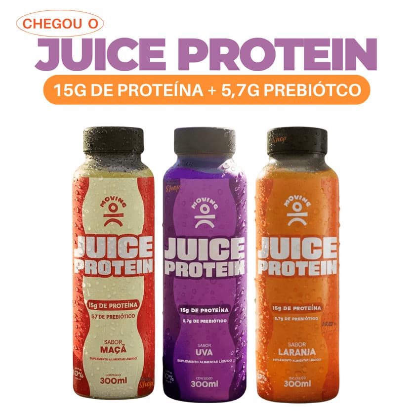 Moving Juice Protein | SABOR: Maçã - 300ml UNI
