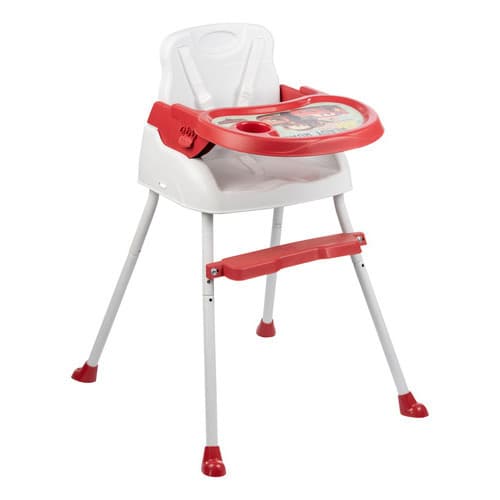 Cadeira De Alimentação Styll Baby 3 Em 1 - Disney Carros Carros Vermelho