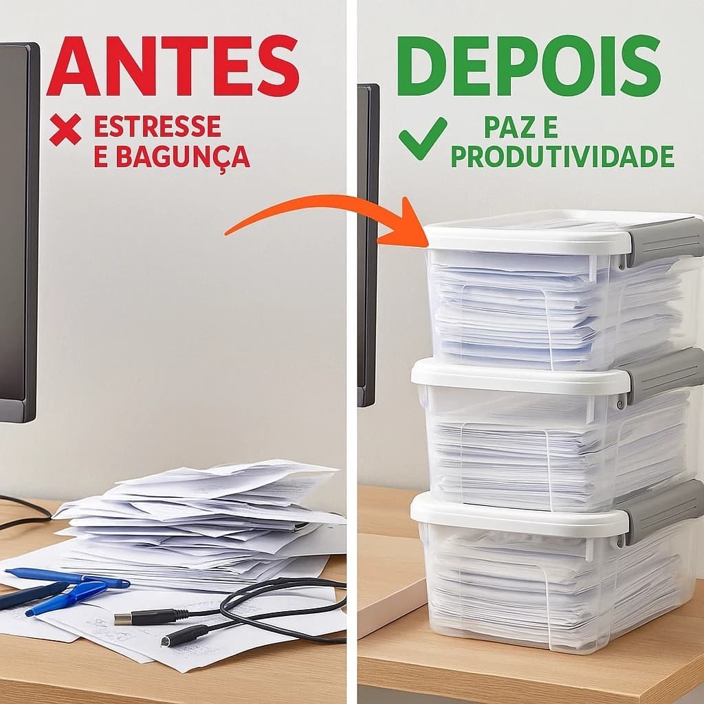 Cesto Organizador Plastico Tampa Caixa Armazenamento 3L 15L 20L Brinquedos Banheiro Empilhavel