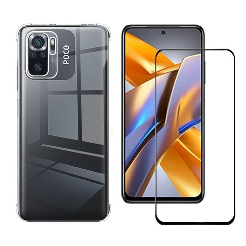  Película e Capa Capinha Para Xiaomi Poco M5S