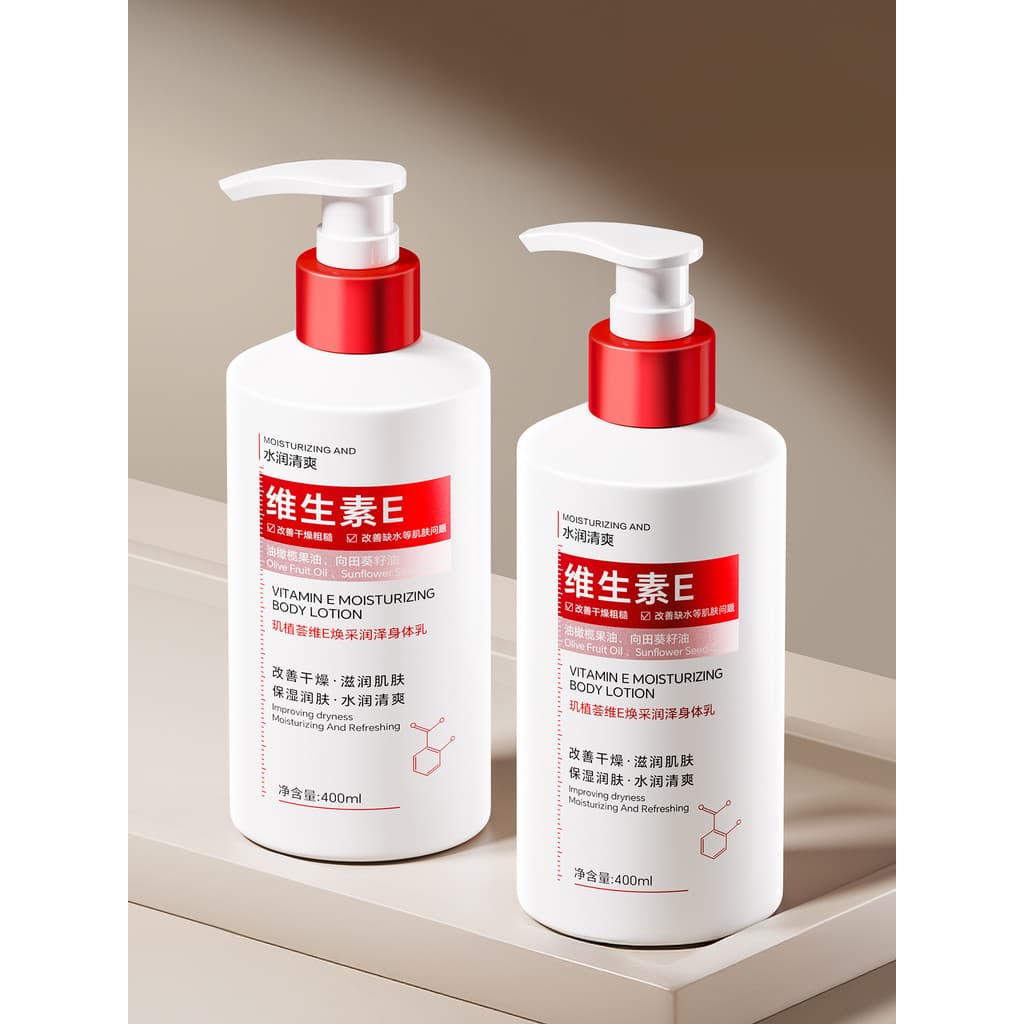 Loção de vitamina e creme hidratante vitamina VE loção hidratante hidratante creme corporal loção corporal masculino fem