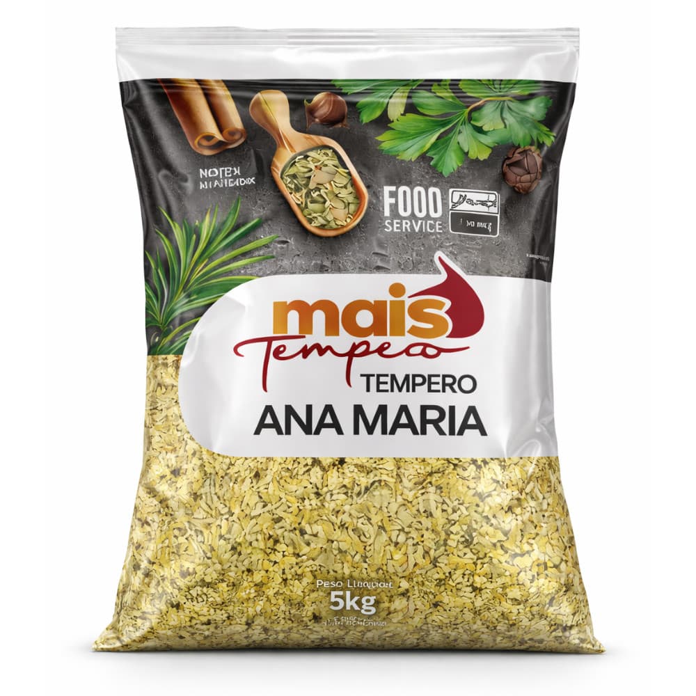 Tempero Ana Maria Mais Tempero 5kg Econômico Food Service