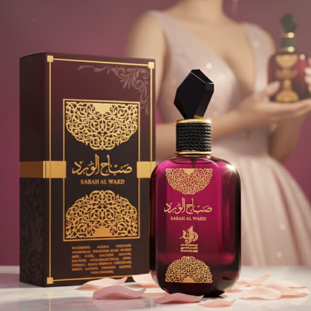 Perfume Sabah Al Ward 100ml Al Wataniah Feminino Arabe Eau De Parfum Original Importado
