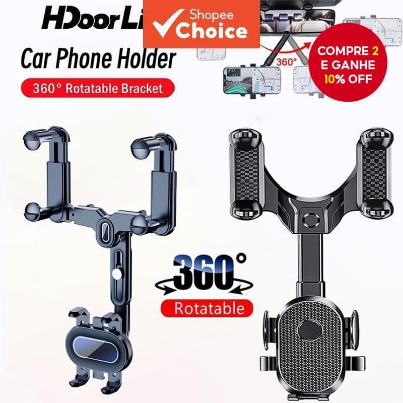HdoorLink Suporte Universal Para Telefone Carro Painel De Rotação De 360 Graus Móvel De Montagem