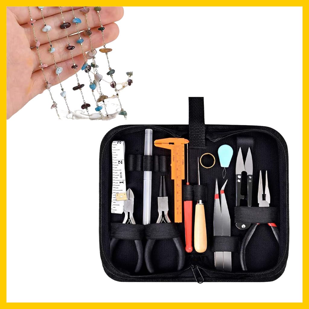Kit completo de 19 ferramentas para joalharia DIY, para adultos, design e artesanato