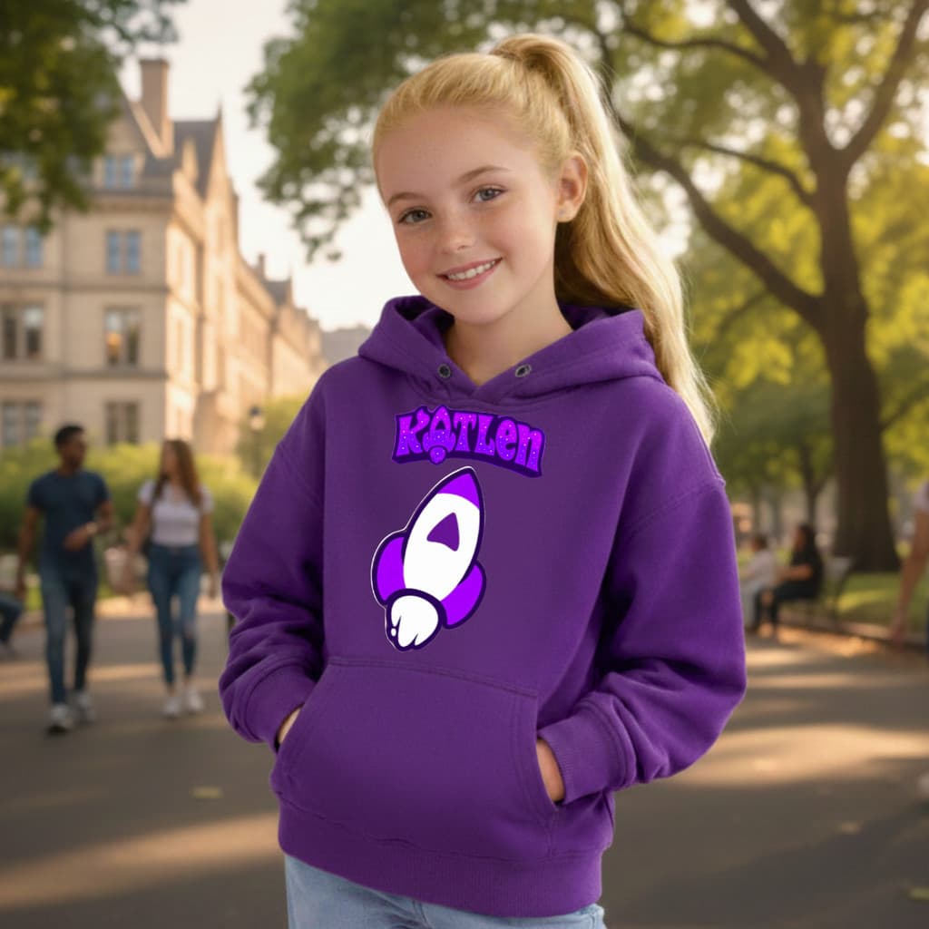 Casaco Moletom Blusa de Frio Flanelado Lançamento Katlen Foguete Evolução Emily Vick Rosa Elementos