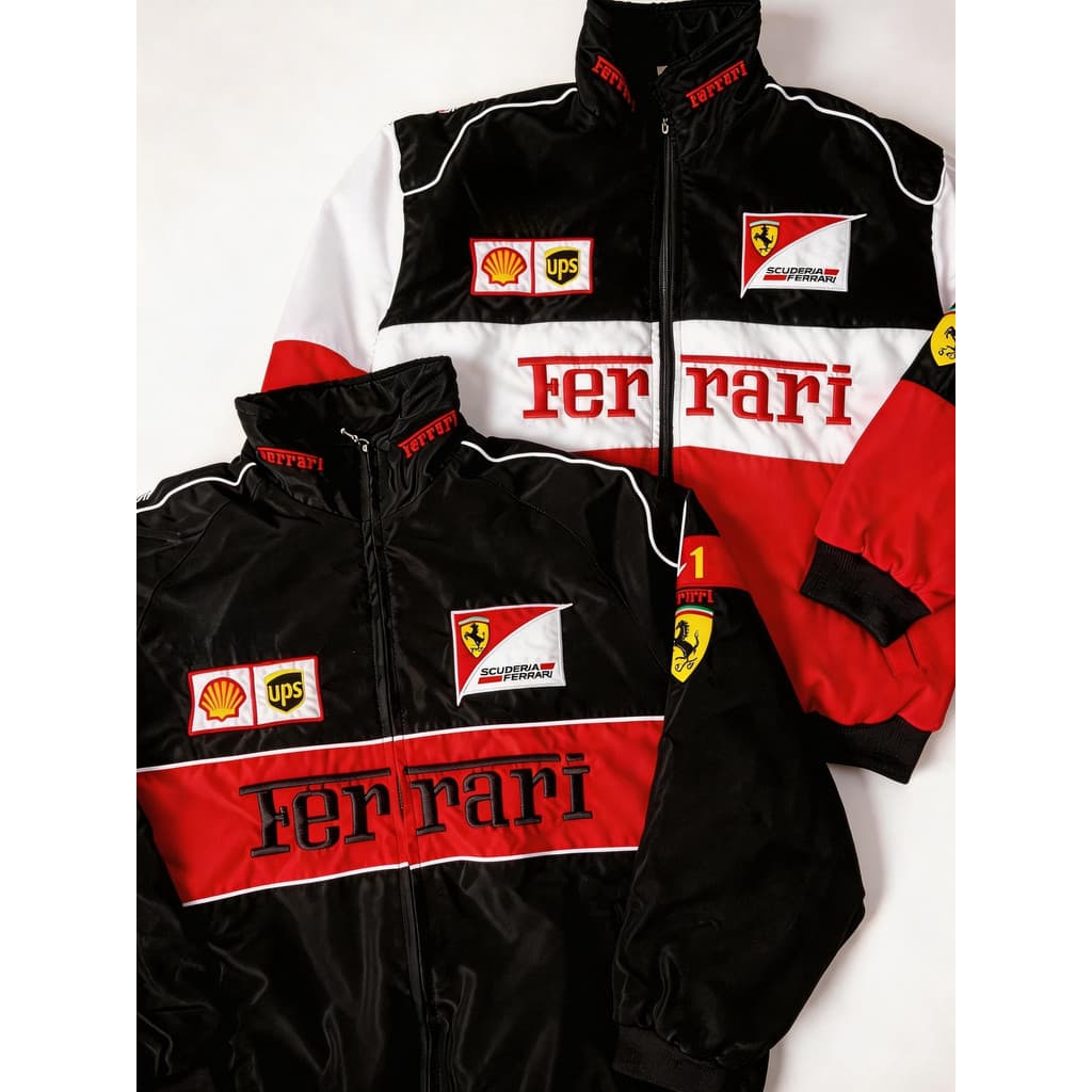 F1 Jaqueta De Corrida Manga Longa retro Da Motocicleta Terno Ferrari Equipe Outono E Inverno Roupas Algodão