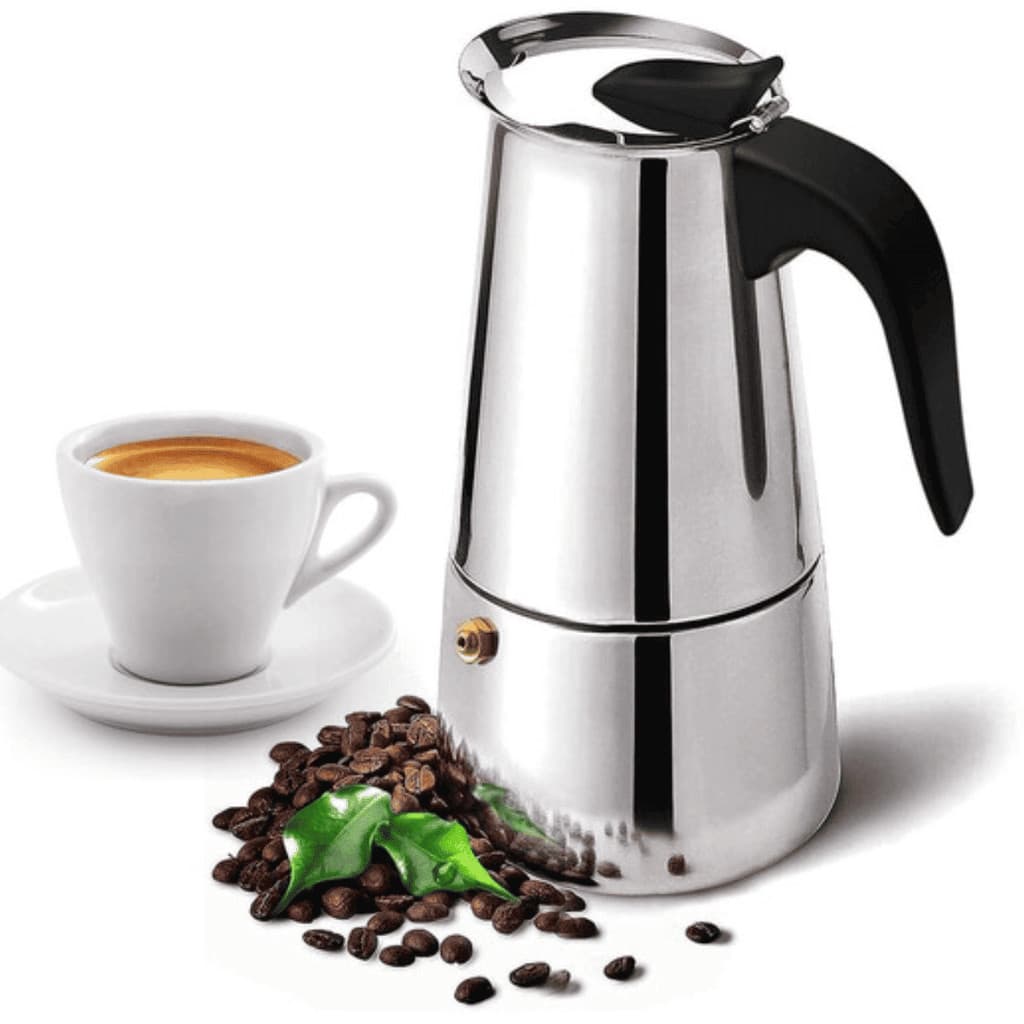 Cafeteira Italiana Moka Expresso Aço Inox 450ml 9 Xícaras WBCOM