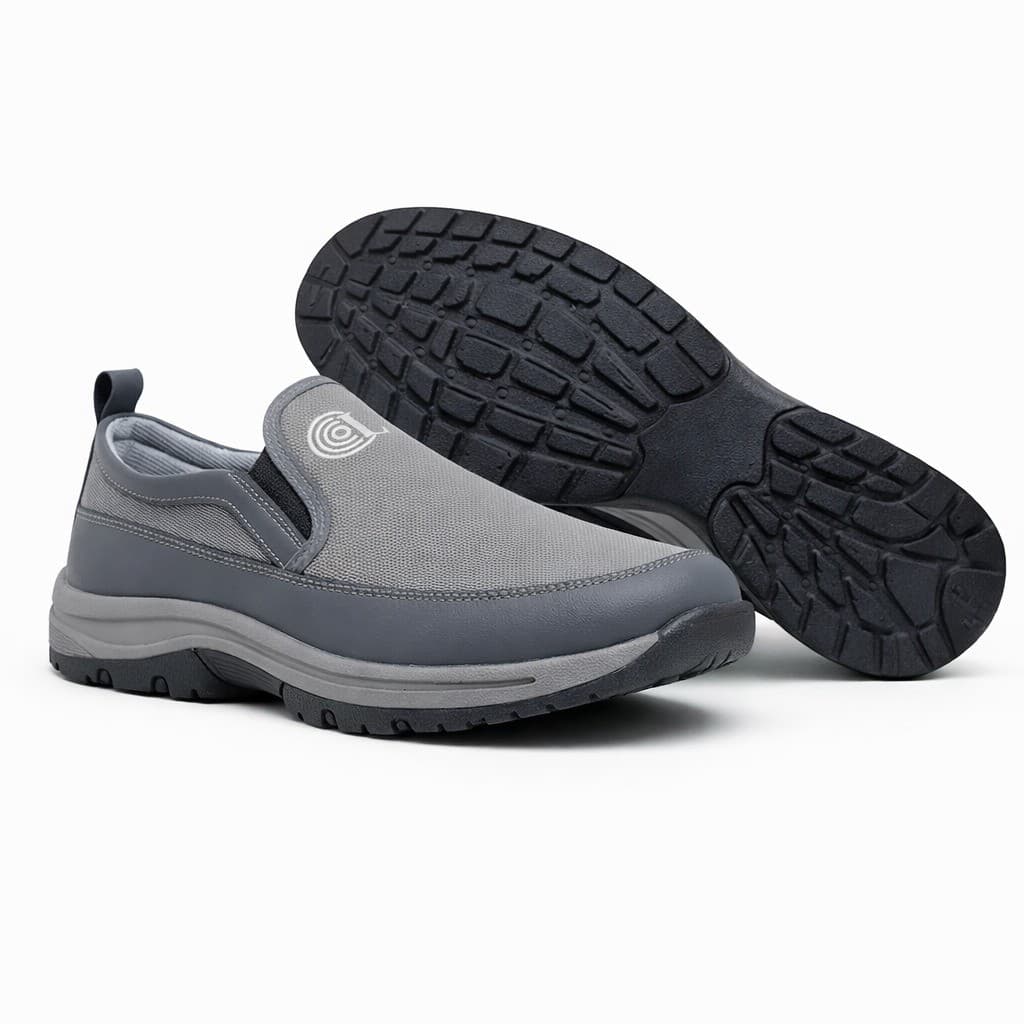 Calçado Tênis Masculino Slip On Leve Confortável Solado Tratorado Casual Calce Fácil