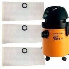 3 Sacos para Aspirador Electrolux Modelo Antigo GT3000 Boca 6,5 cm
