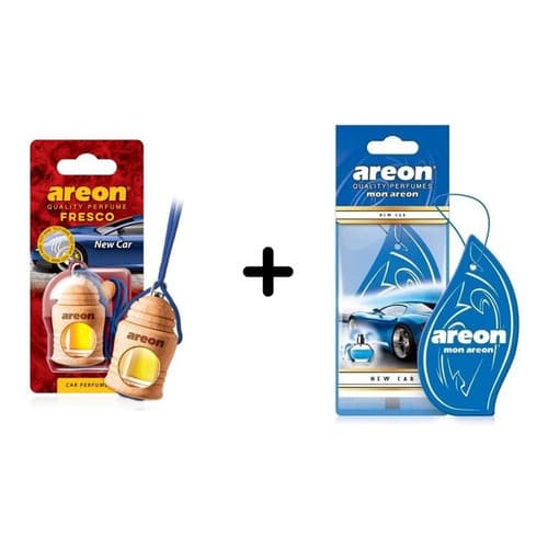 Kit Perfume Para Carro Fresco New Car Carro Novo + Folha Top