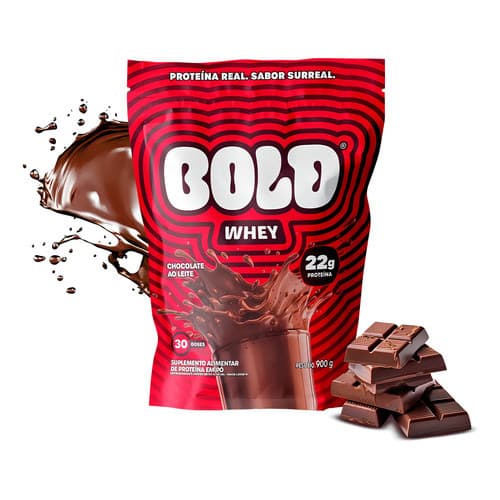 Bold Whey Chocolate ao Leite 900g  Whey Protein