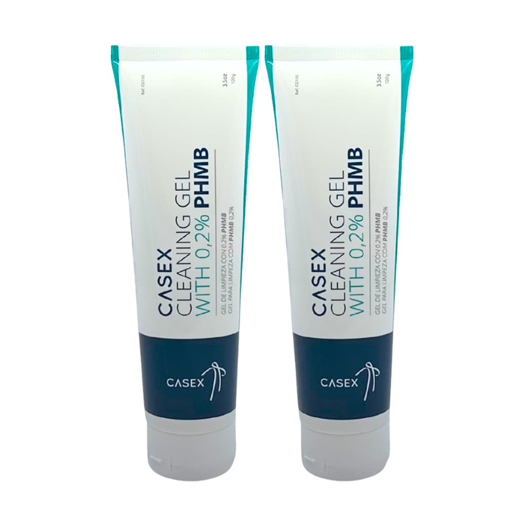KIt 2 Hidrogéis CasexClean-Hex 100g | PHMB 0,2% | Antimicrobiano + Cicatrizante