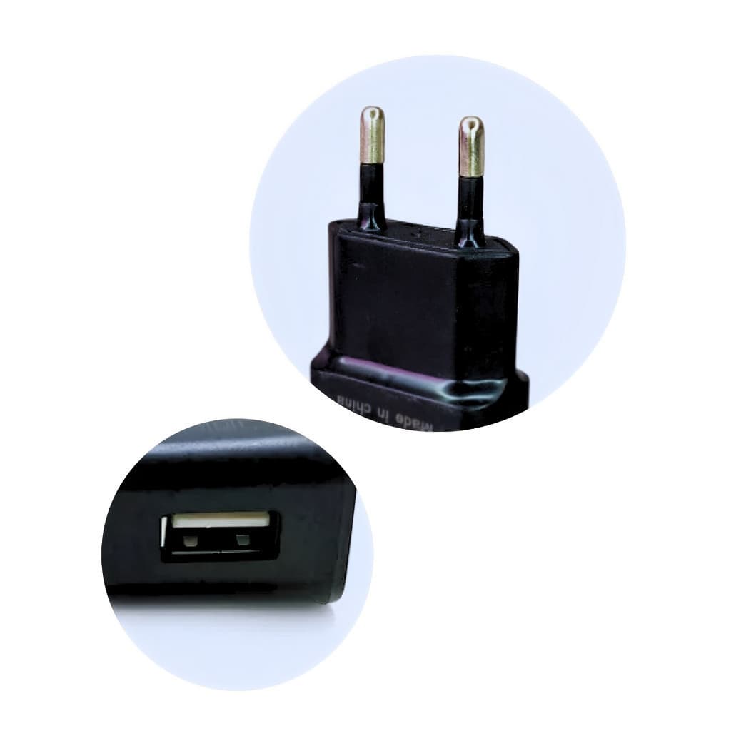 Carregador Tomada Adaptador Fonte USB 5v -Bivolt