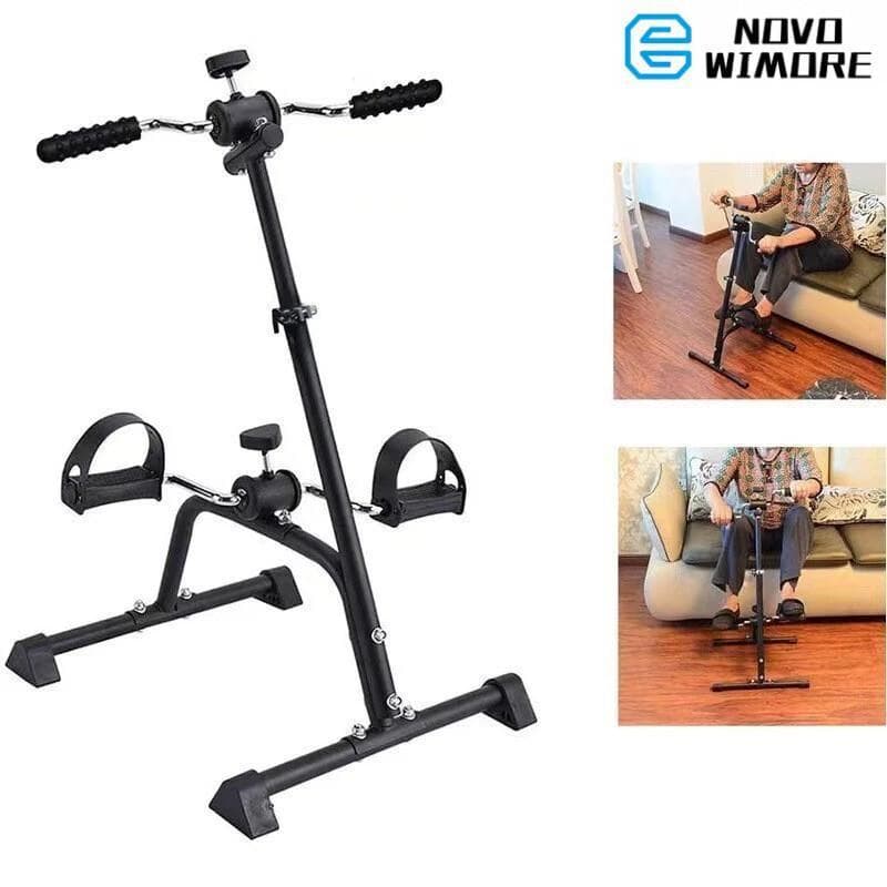 [HWC] Mini Bicicleta Ergométrica Para Treino De Pernas E Braços, Pedaleira para Treino de Pernas para Idosos