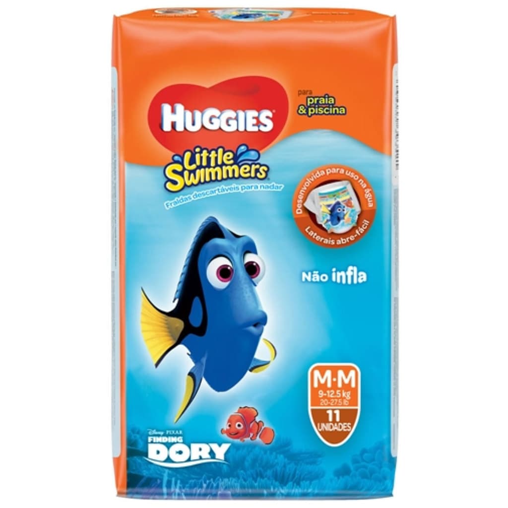 Fralda Infantil Huggies para Piscina M 11 Unidades