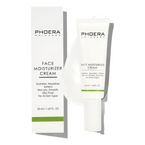 Creme Hidratante Facial Skincare Calmante Hipoalergênico + De 17 Ativos Anti-idade Phoera