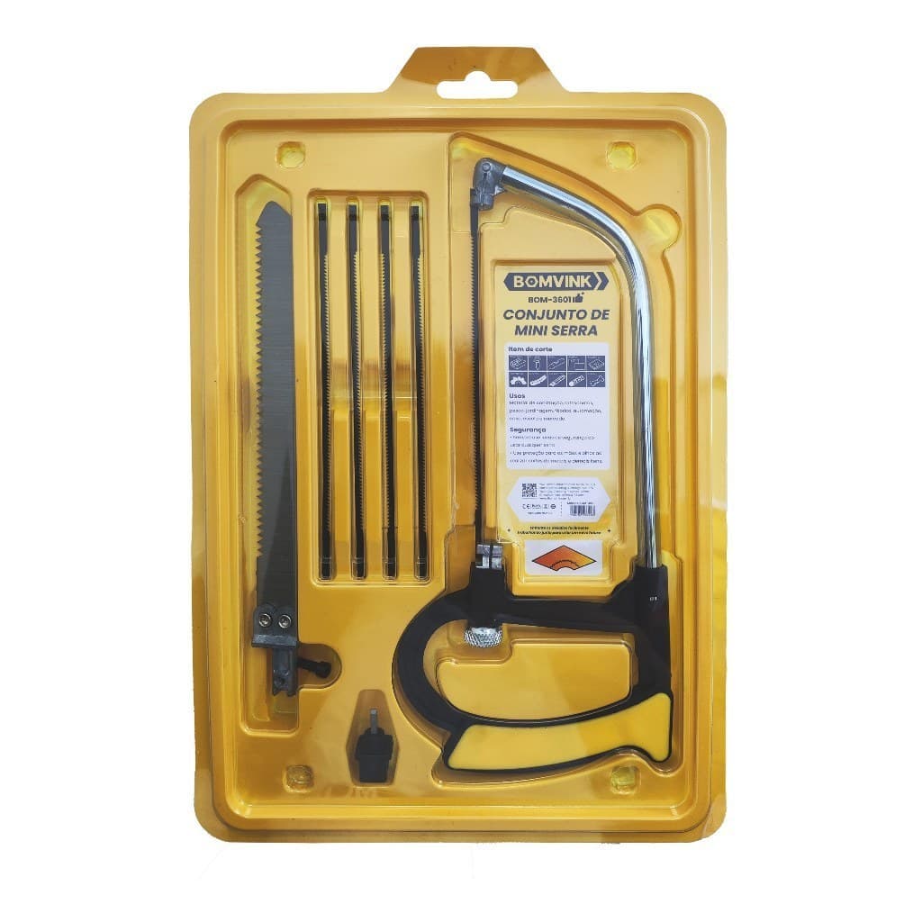 Kit 7 PEÇAS Arco De Serra Mini Serrote Para Vários Materiais Artesanato Favorito