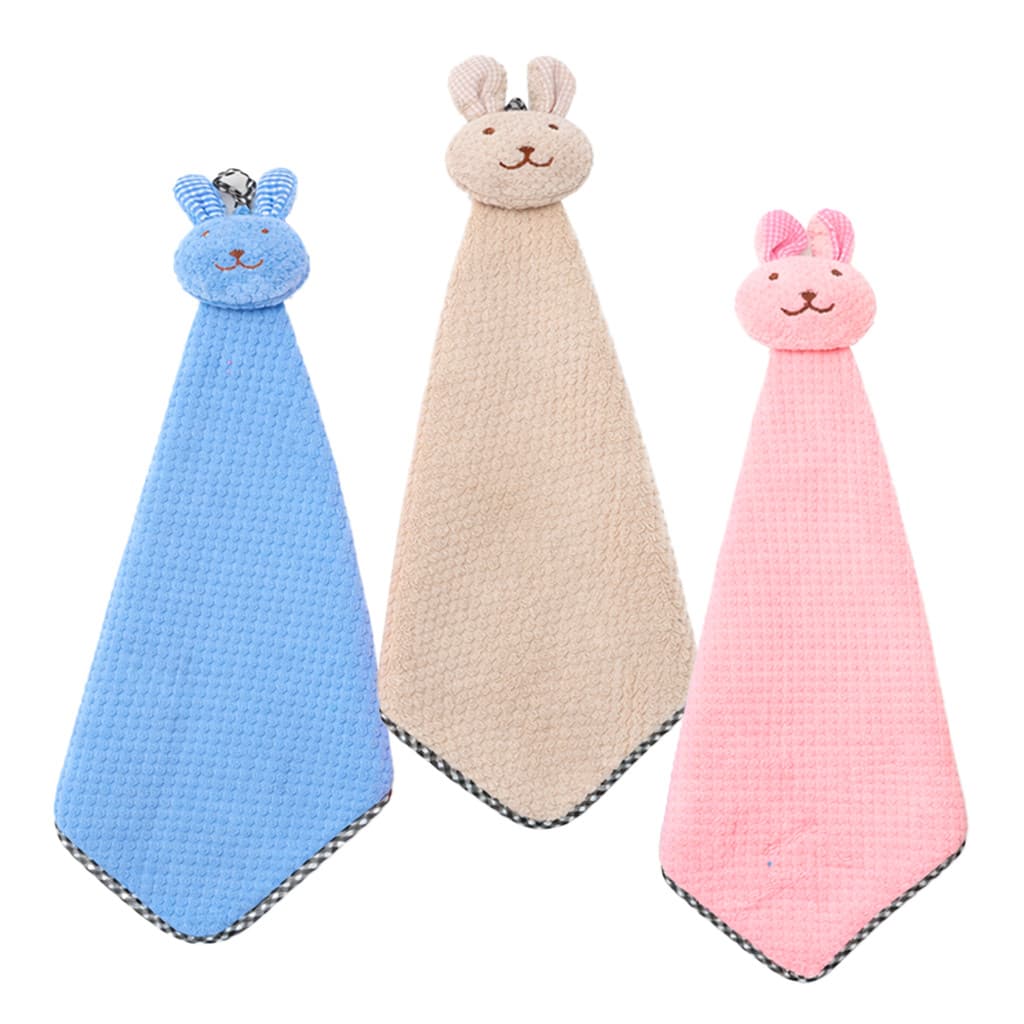 Kit 3 Apego Bebê Coelho Paninho Cama Casa Pano Bichinho Criança Tolha Naninha Enxoval infantil Berço