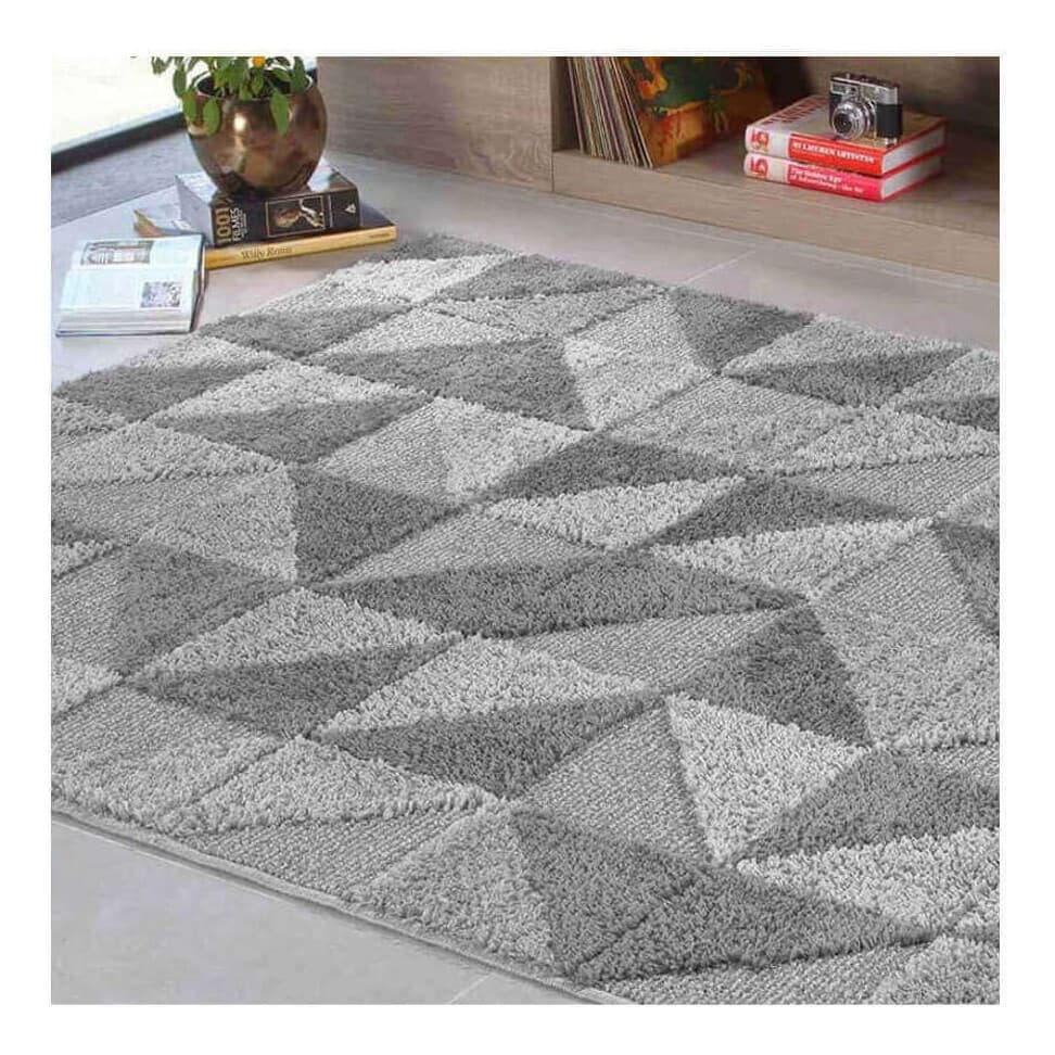 Tapete Sala Tapetes Oasis 150x200cm Peludo Shaggy Relevo Antiderrapante 2 M 1.5 M Desenho 06 Minério