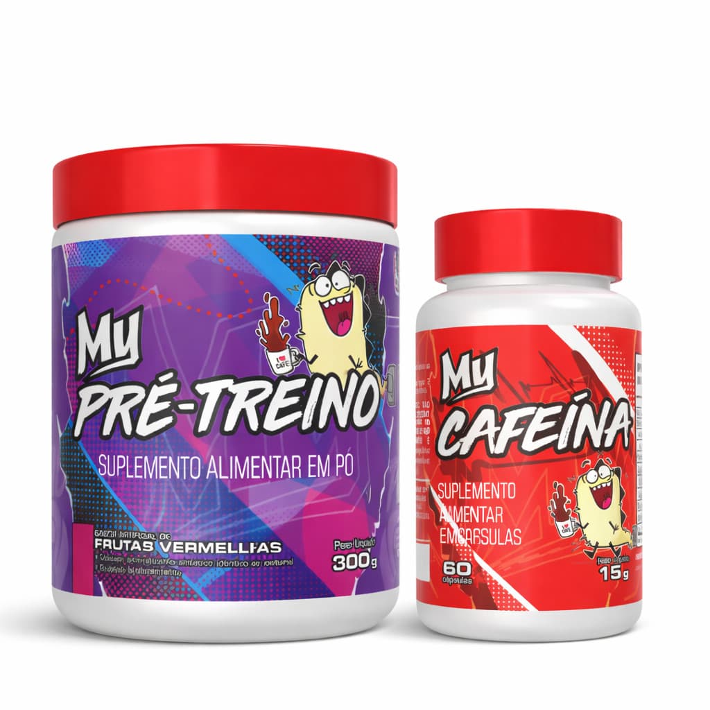 Pré Treino + Cafeína Energia Para Treino Intenso Completo Alta Performance Para Desempenho Academia