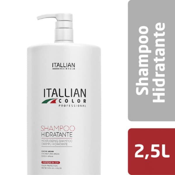 Shampoo Hidratante Itallian Color 2,5l C/ Válvula