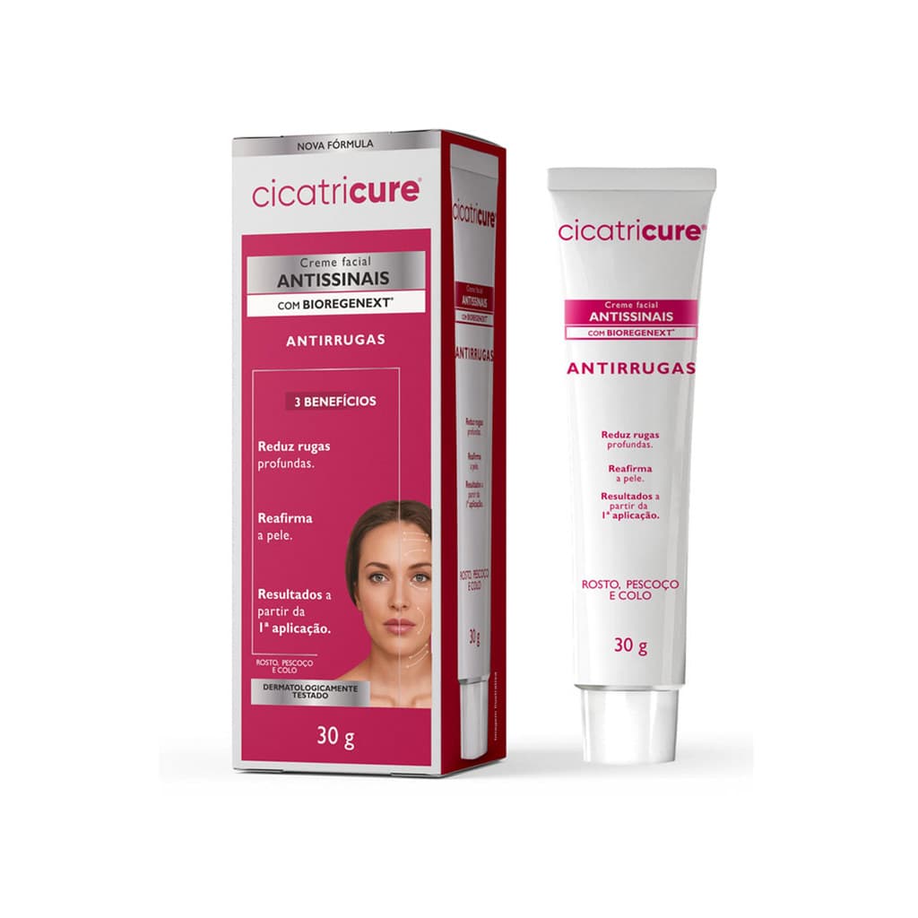 Creme Facial Antissinais Cicatricure BioRegenext 30g Anti-idade Rejuvenescedor Hidratação