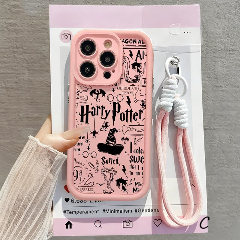 Para Samsung S24 Ultra S20 S23 FE S23 Plus S21 S25 S22 A15 A14 Capa Celular Com Padrão de Chapéu Criativo Do Harry