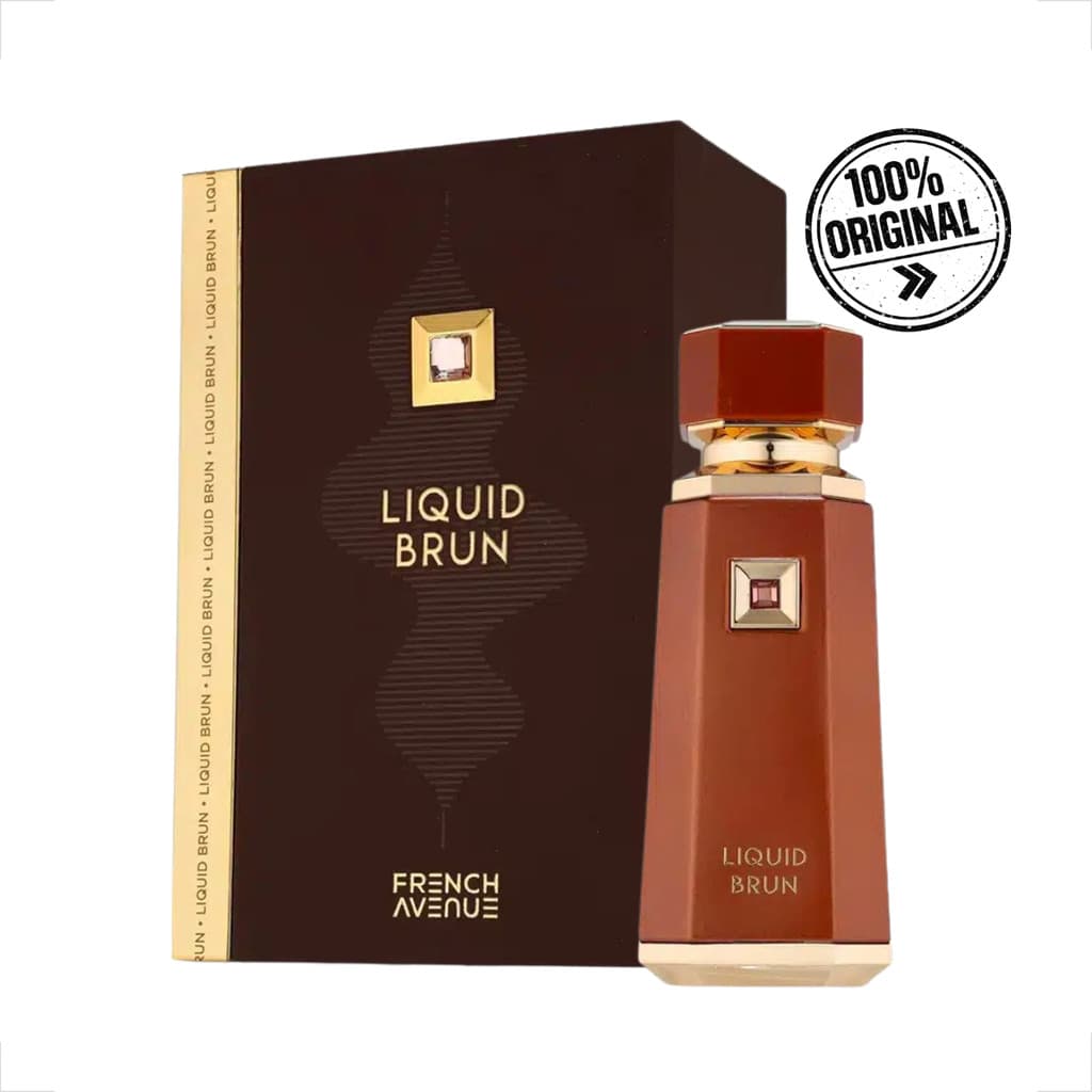 Perfume Liquid Brun French Avenue Eau De Parfum 100ml Perfume Masculino Árabe Importado Alta Fixação