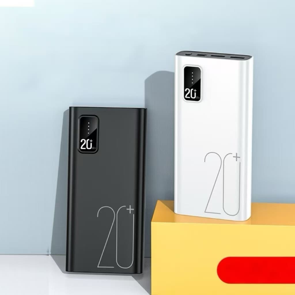 Carregador Portátil 20000mah Banco De Potência De Grande Capacidade USB C Bateria Rápida Para iPhone Samsung Xiaomi