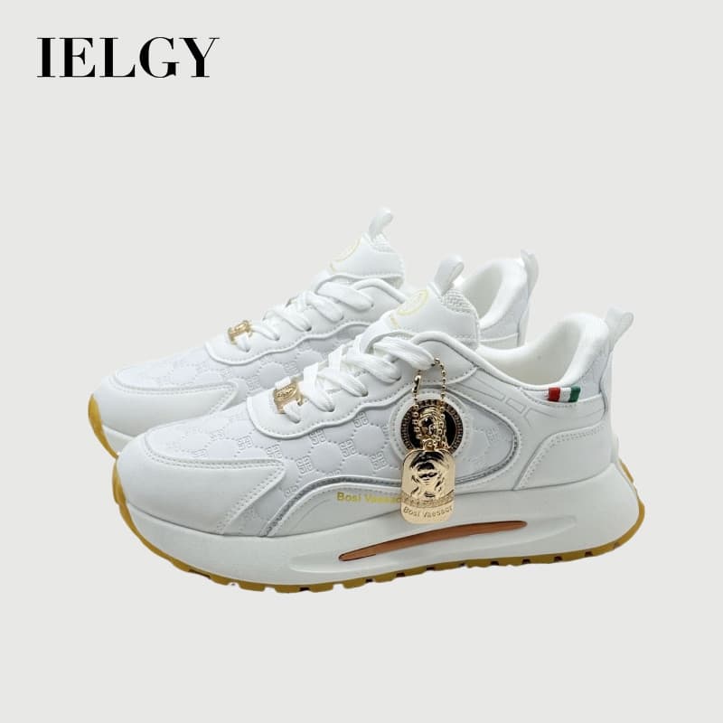 IELGY 2026 Novos Sapatos Femininos Esportivos Moda Casual Na Pai Tênis Versátil Elegante Confortável De Corrida