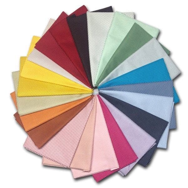 Tecido Tricoline Mini Micro Bolinha 100% Algodão Enxoval Patchwork Costura Criativa Confecção Fina