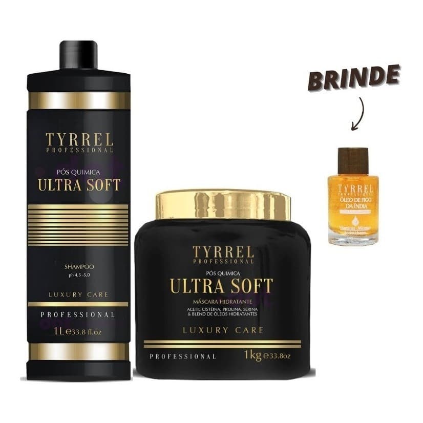 Tyrrel Ultra Soft Hidratante Kit Shampoo + Máscara - 2x1l