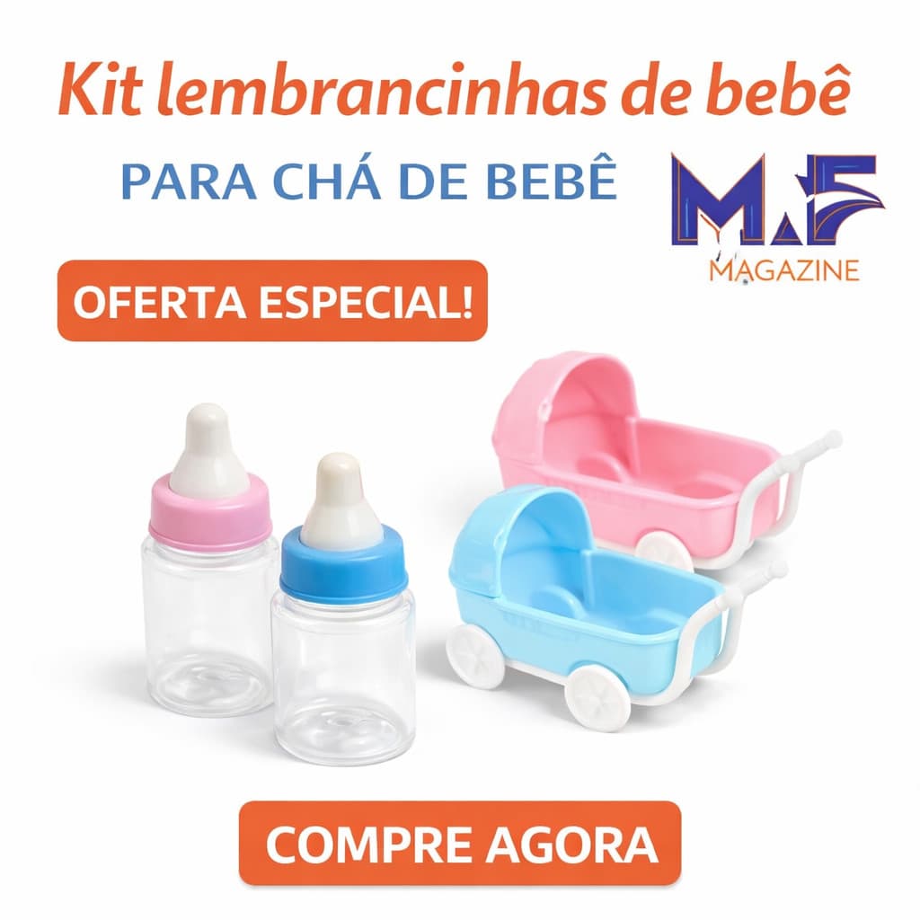 Kit 10 Carrinho De Bebê + 10 Mamadeira Lembrancinha Nascimento, Chá De Bebê, Chá Revelação