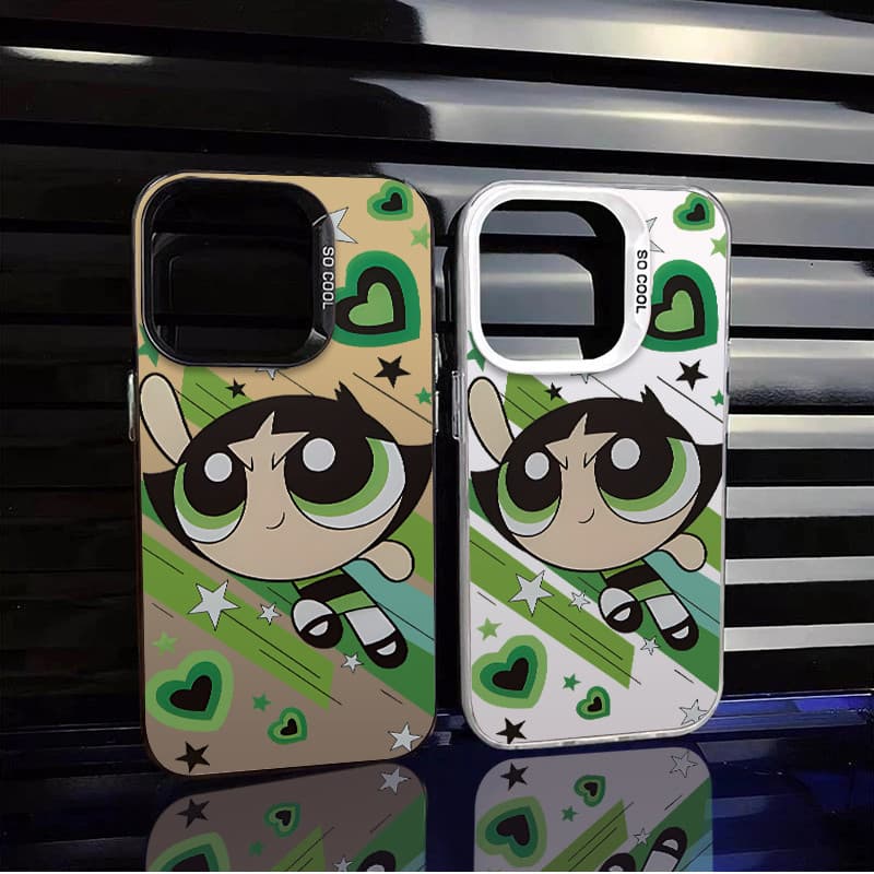 Capinha de celular para Samsung A16 A15 A14 A13 A17 A07 A05 A55 A35 S24 Ultra S25 Ultra capinha powerpuff girls 260