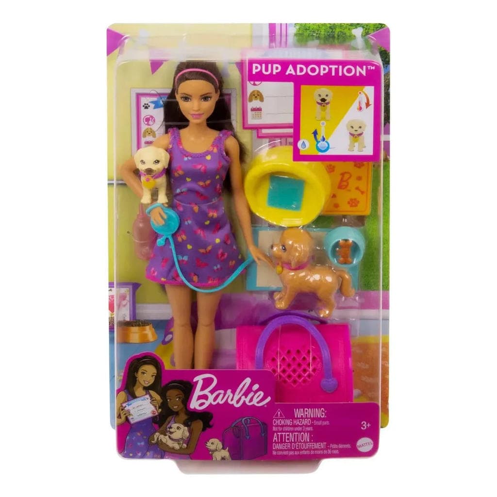 BARBIE FAMILY ADOTA UM CACHORRINHO - LATINA UNIDADE HKD86 - MATTEL