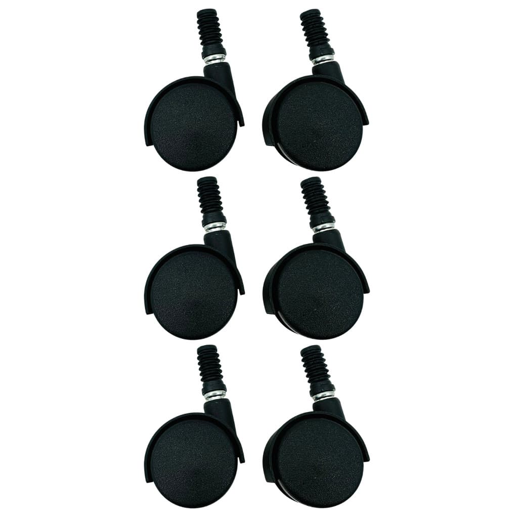 Kit 6 Rodízio Roda para Aspirador e Extratora IPC EA135 EP150 Lava Pro Original SB00558
