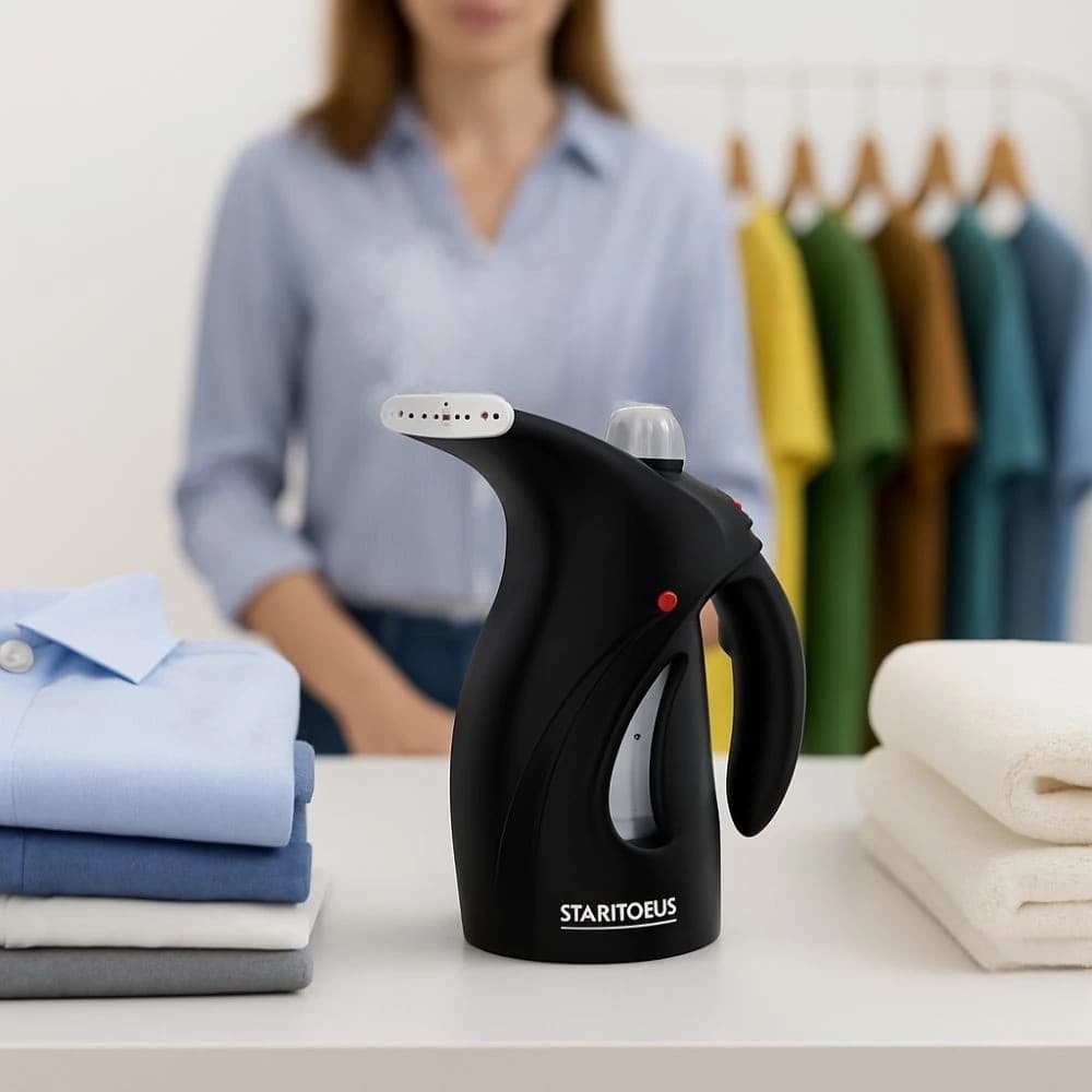 Passadeira Vapor Portátil Desamassar Roupas Camisas Vestidos Ferro a Vapor Lavanderia