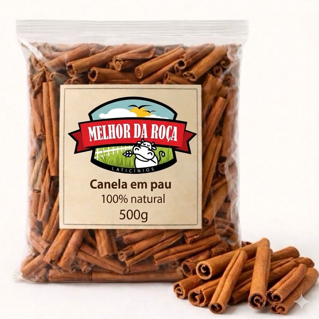 Canela em Pau 6cm Natural A Granel | Especiaria Aromática Selecionada