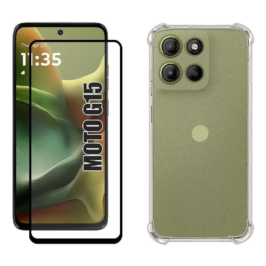 Película e Capa Capinha Motorola Moto G15/G15 Power