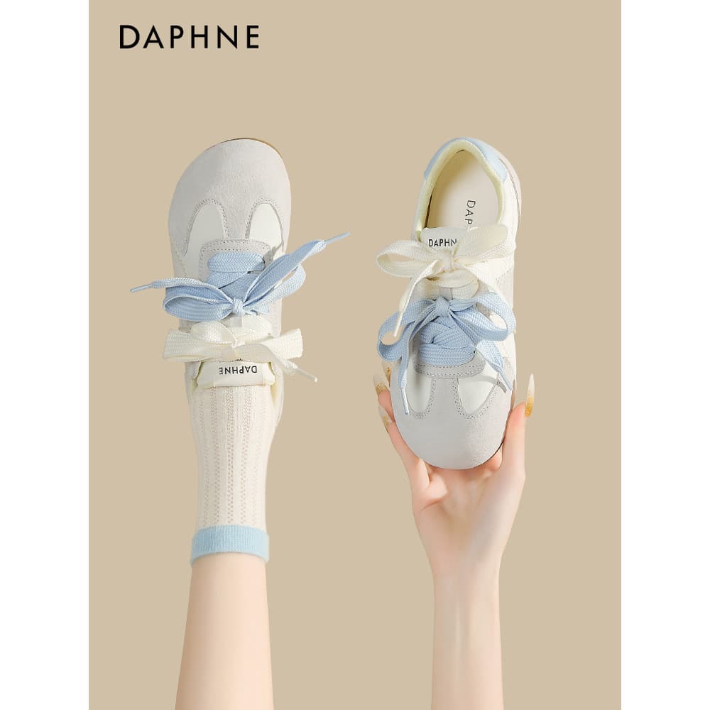 Daphne Ballet sapatos de treinamento feminino 2026 outono novo estilo plana Forrest Gump sapatos All-Match confortável e