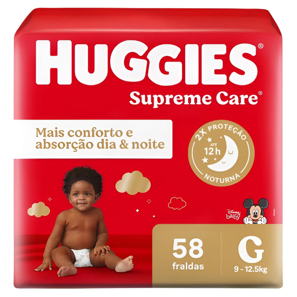 Fralda Huggies Supreme Care