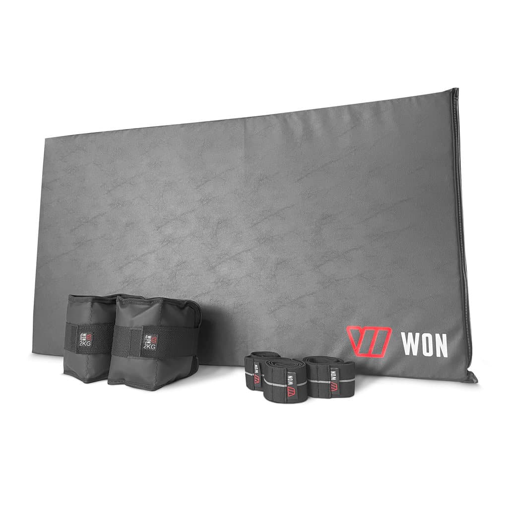 Kit Treino Leve Colchonete Caneleira 2 kg e Hip Band Leve