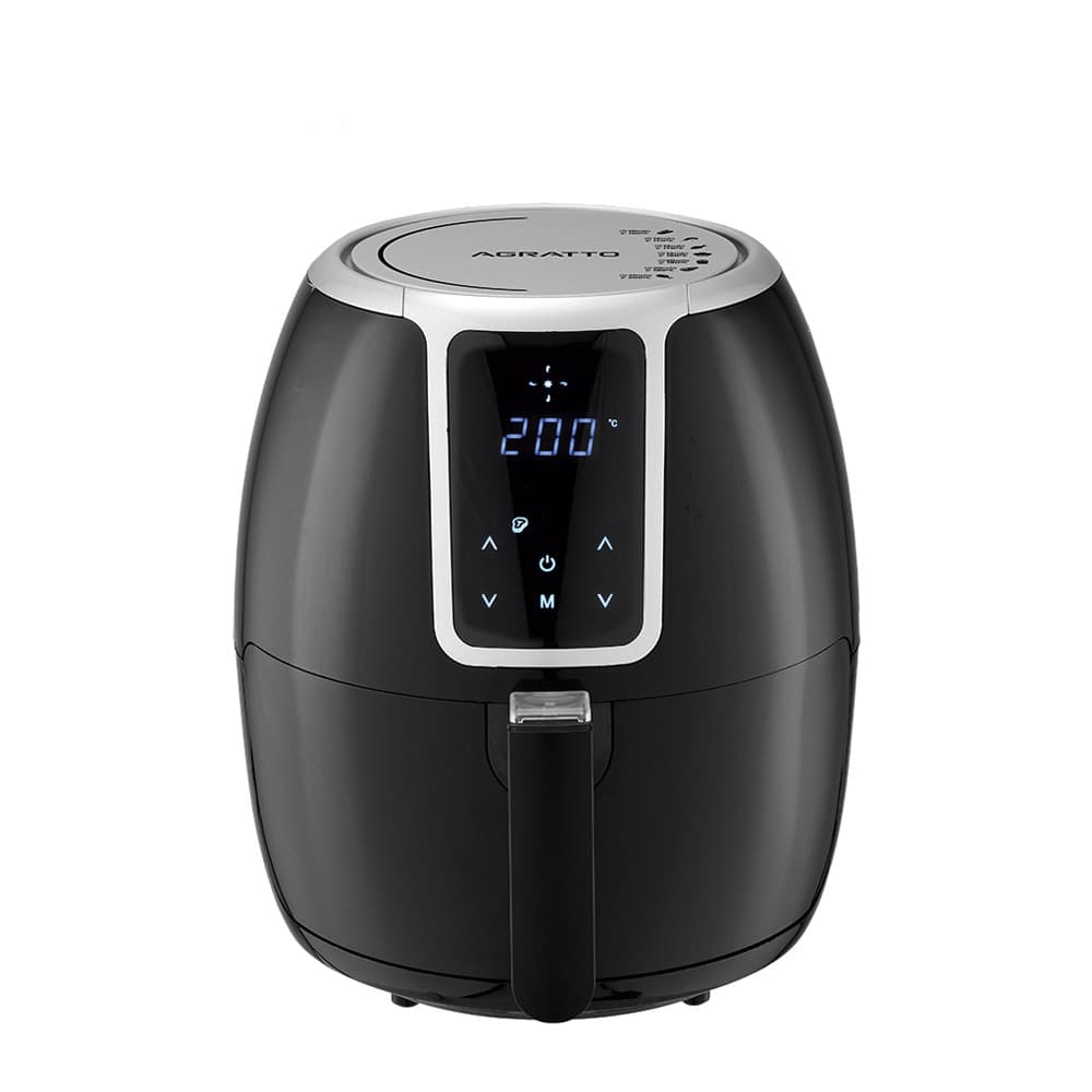 Fritadeira Elétrica Air Fryer Digital Supremma 3,6L Agratto Preta - Agratto